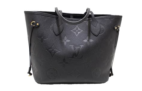 lv black leather tote bag|Lv black bag price.